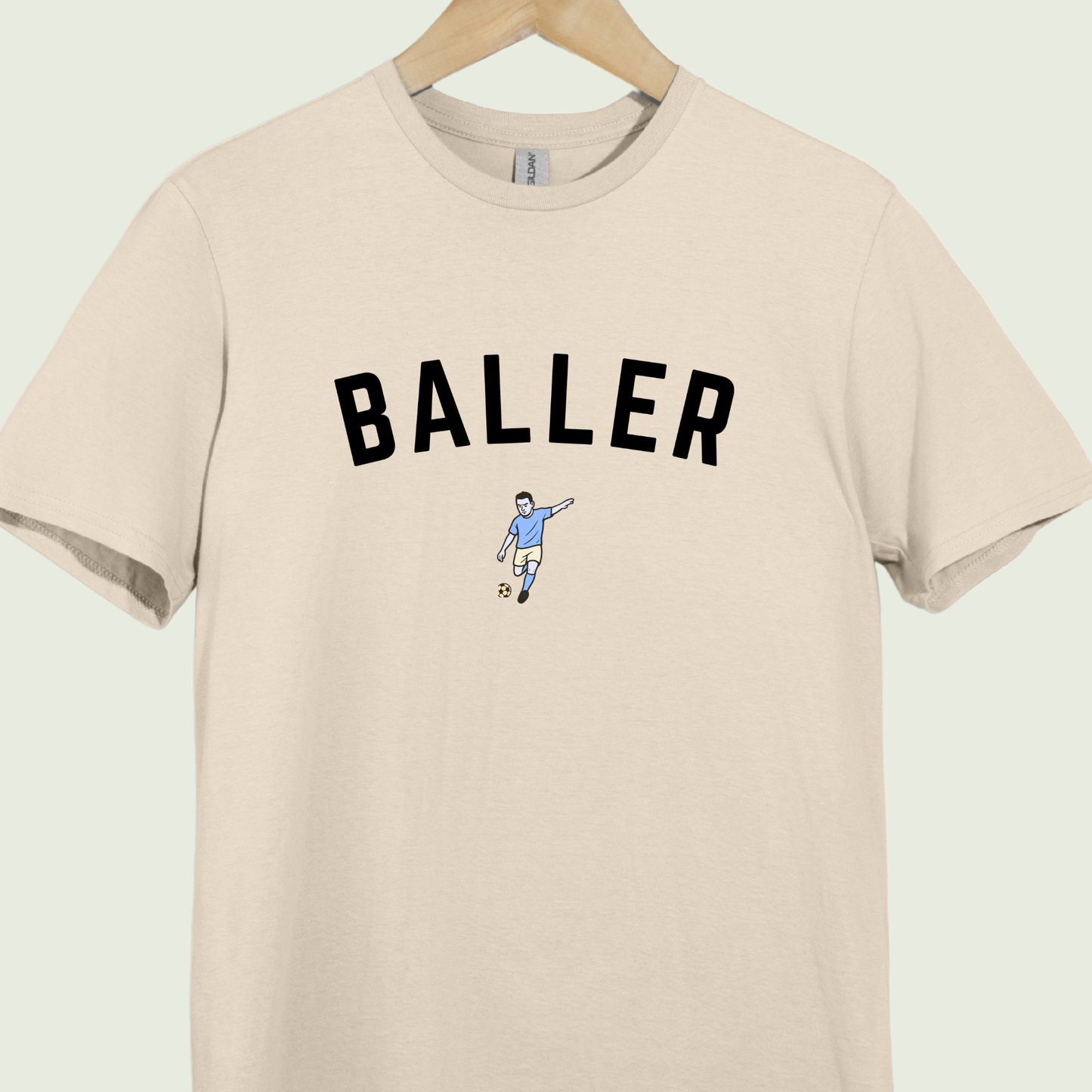Blue Jersey Baller Icon Tee