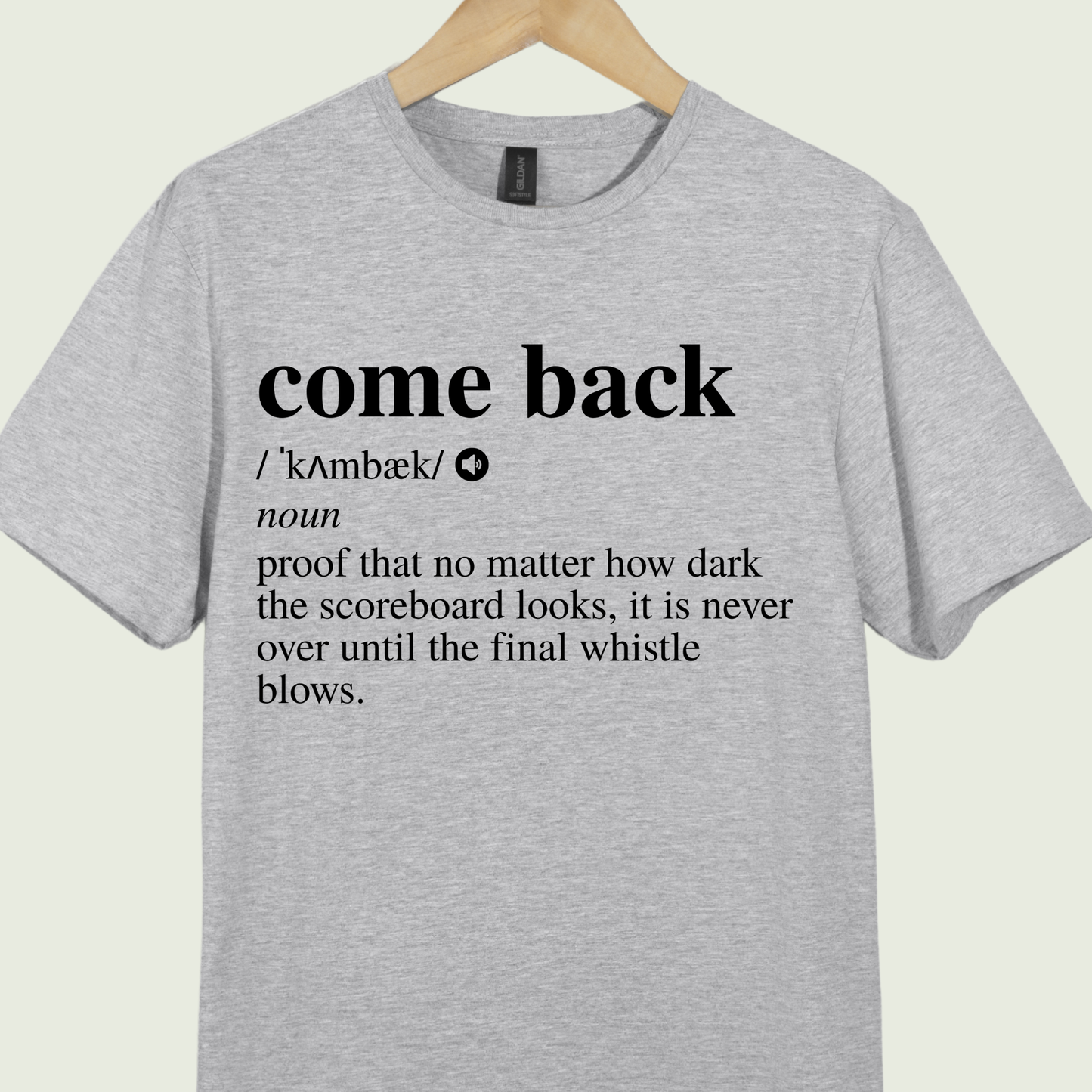 Dictionary Style Tee - Come Back