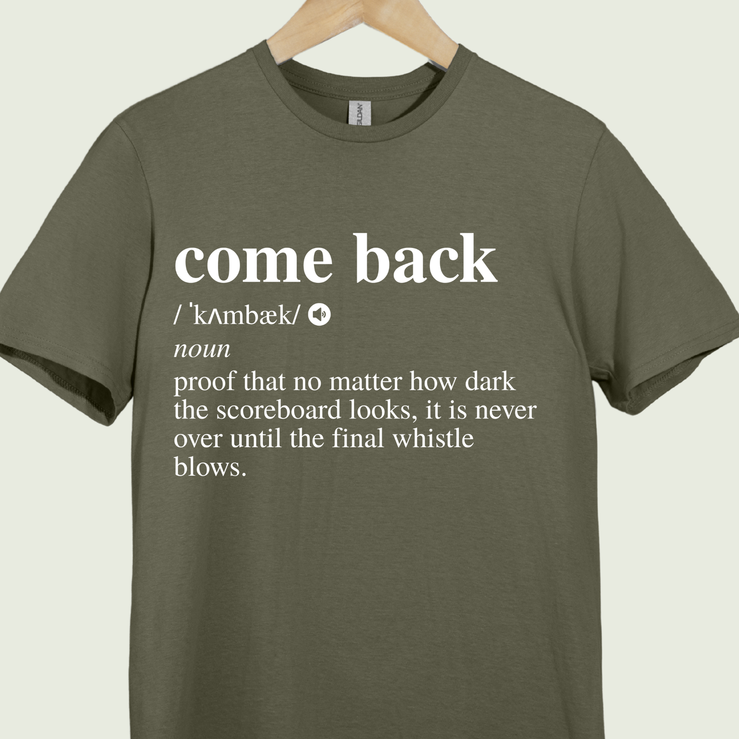 Dictionary Style Tee - Come Back