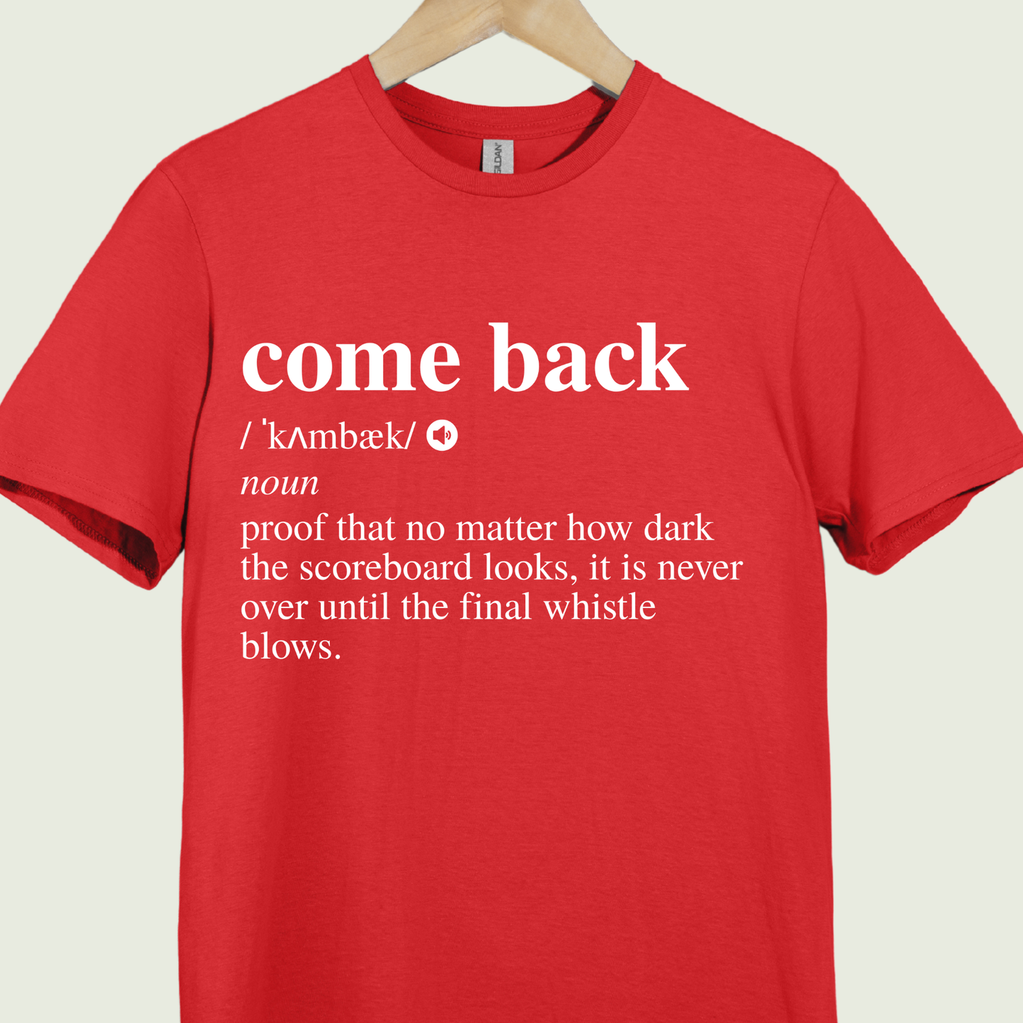 Dictionary Style Tee - Come Back