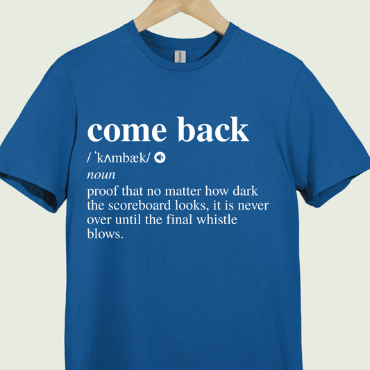 Dictionary Style Tee - Come Back