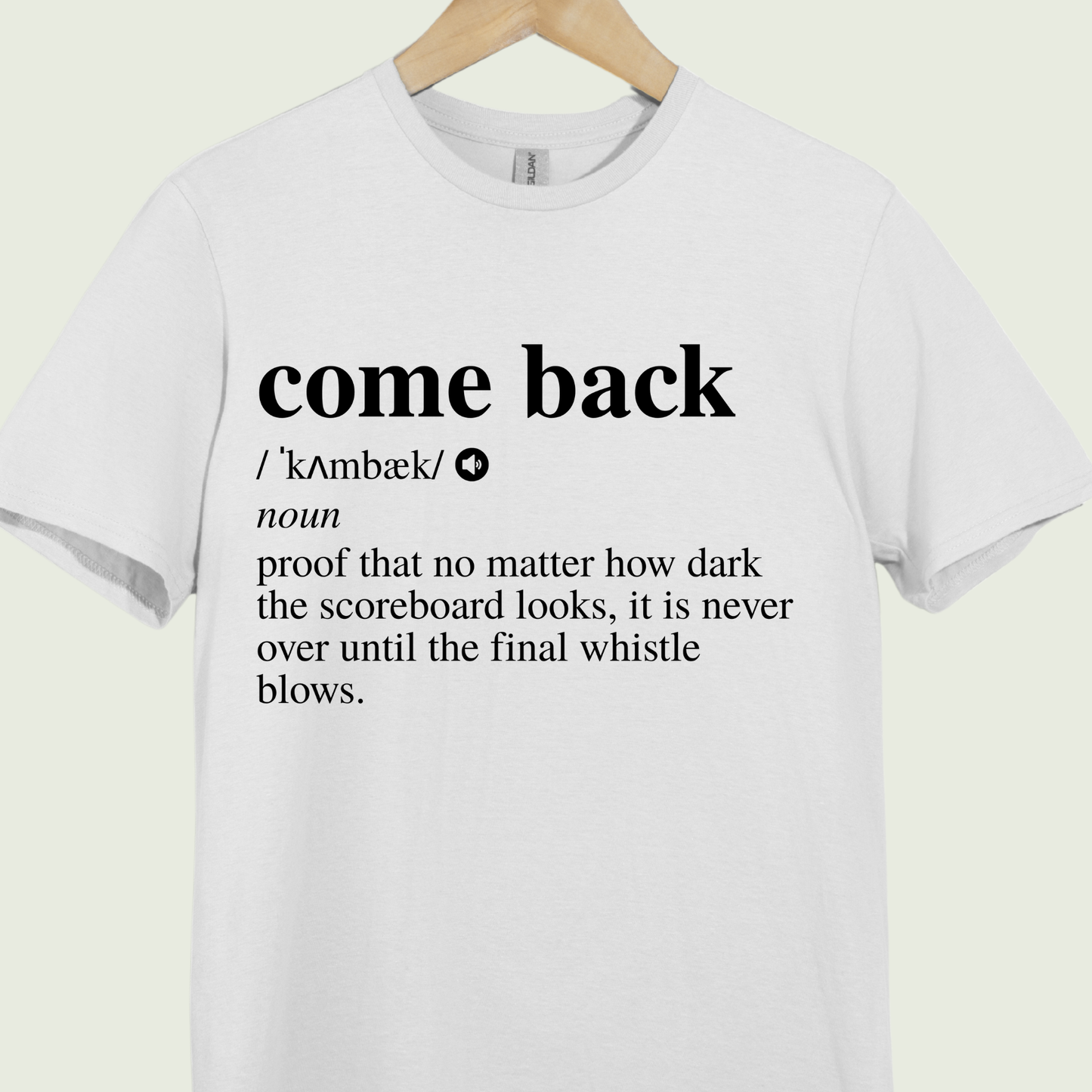 Dictionary Style Tee - Come Back