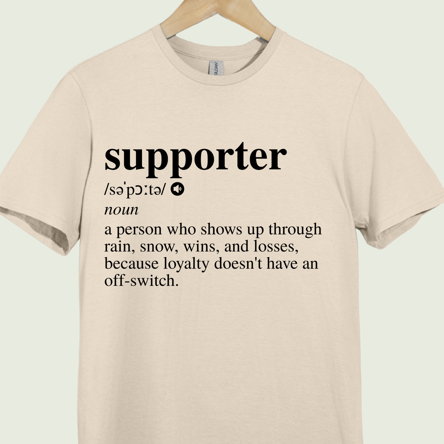 Dictionary Style Tee - Supporter